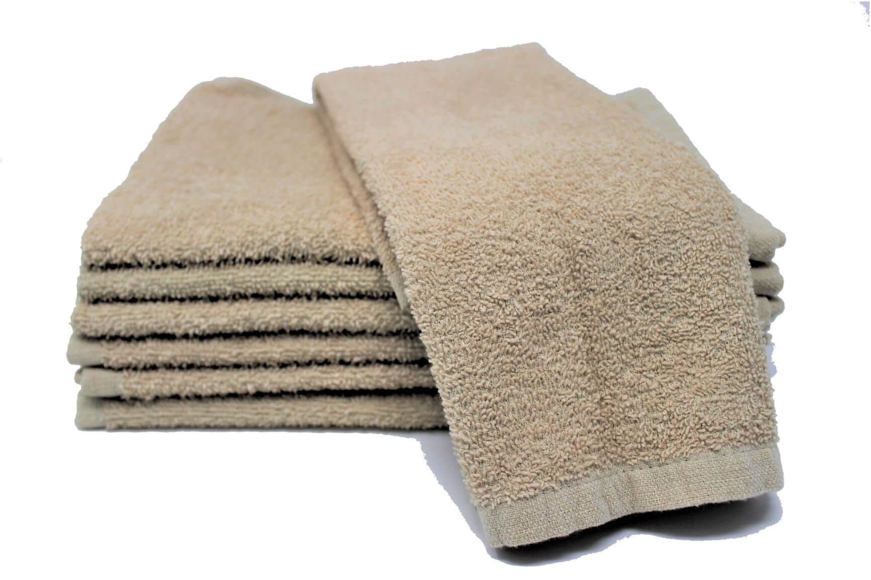 15 x 25 Economy White Hand Towels for Beauty Salon Bulk, 100% Cotton