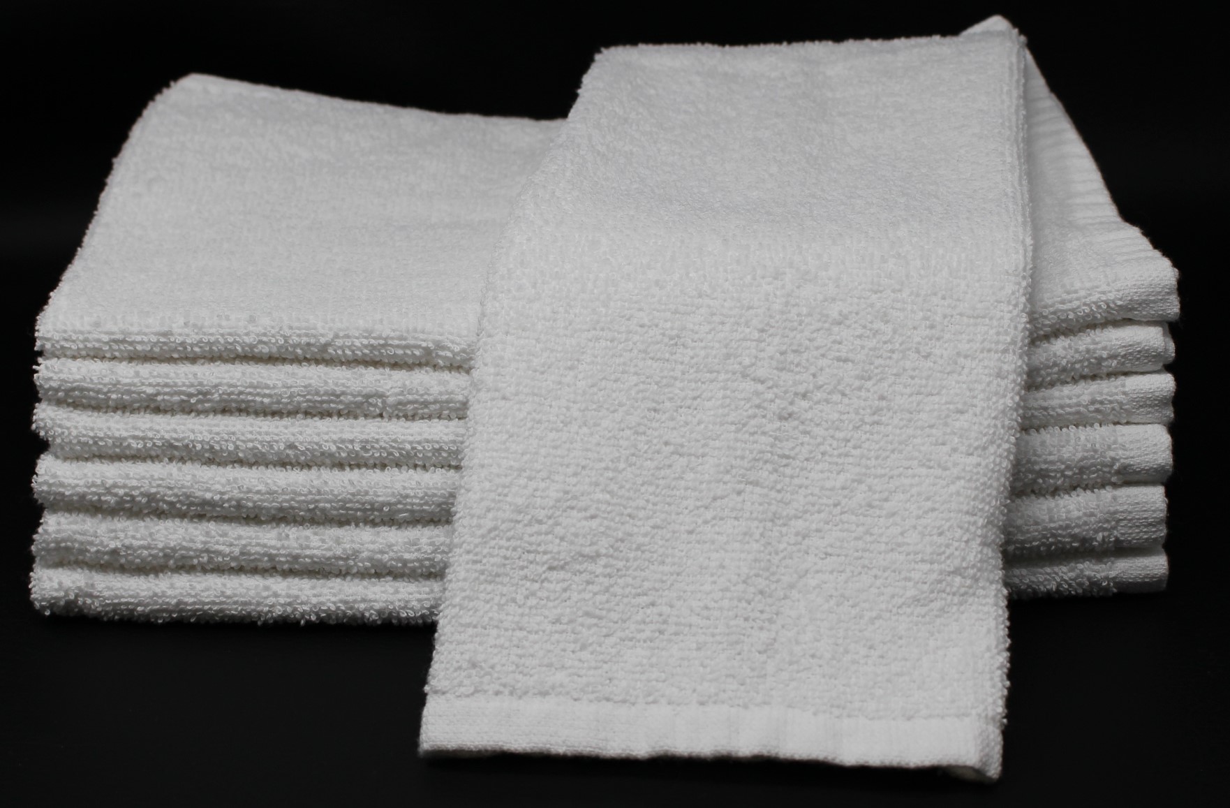 Bulk Premium Black Hand Towels, 16x27